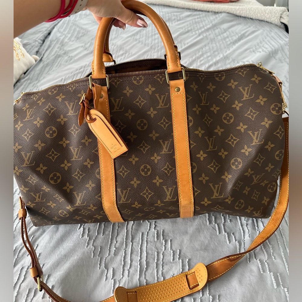 Louis Vuitton Monogram Keepall Bandouliere 55